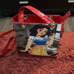 Red Cartoon Character Women's Bag
